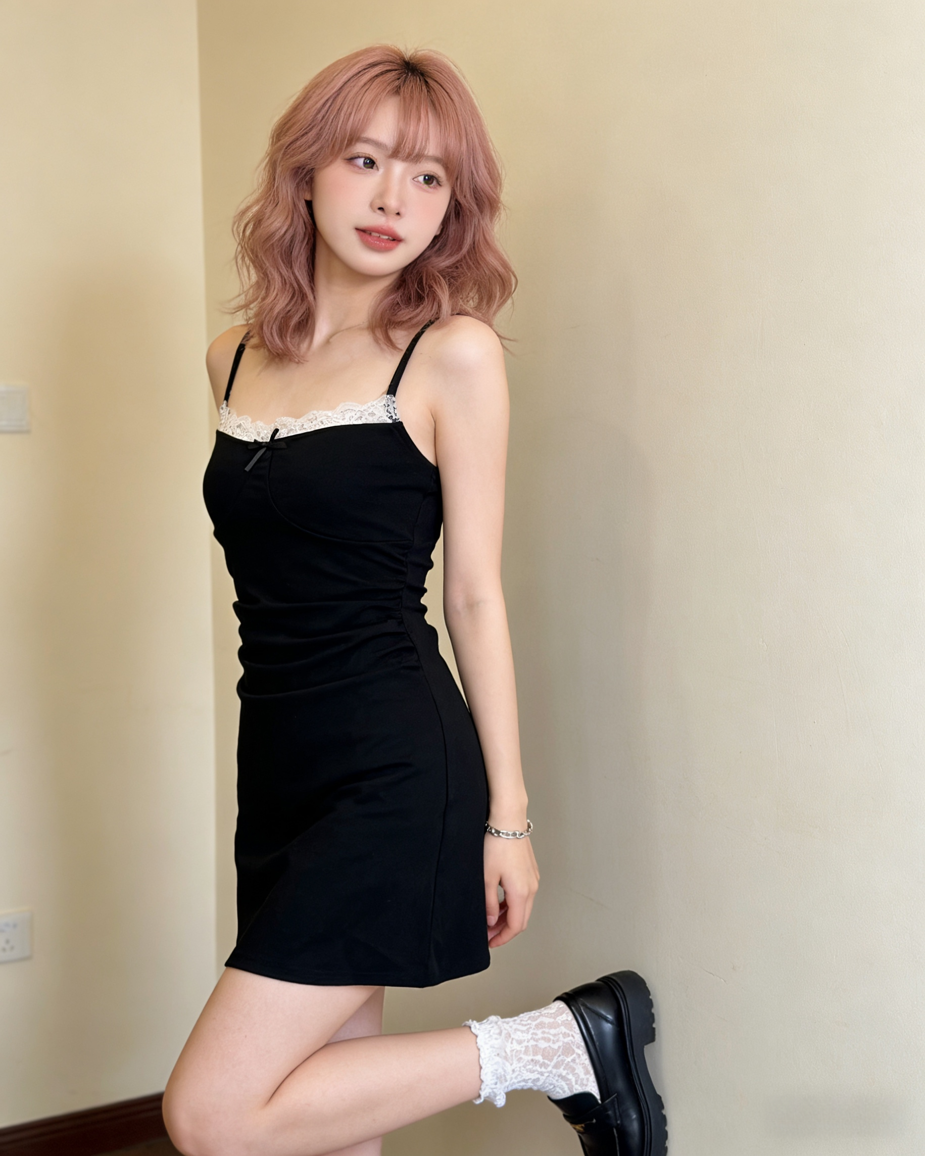 Alternative view of 602910 68616 蕾丝黑色连身裙