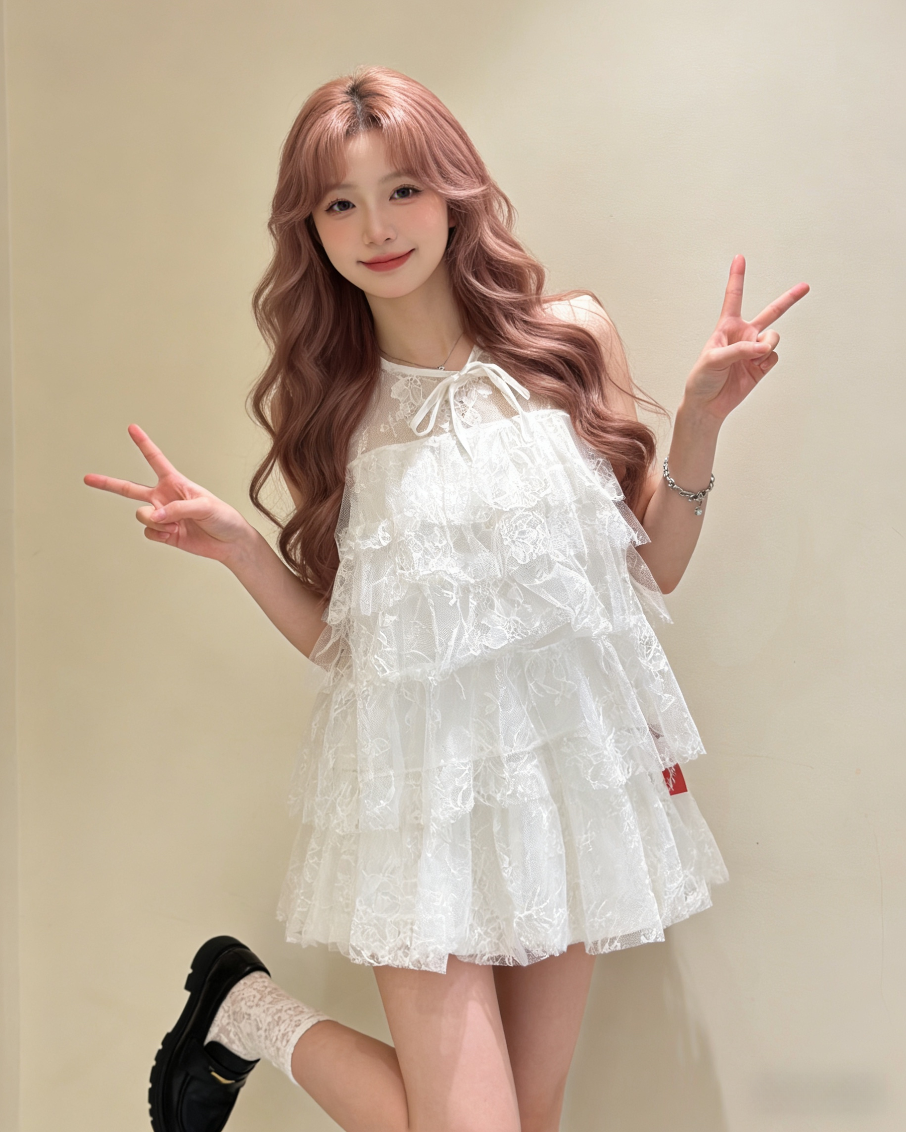 1101418 68718 蕾丝套装裙