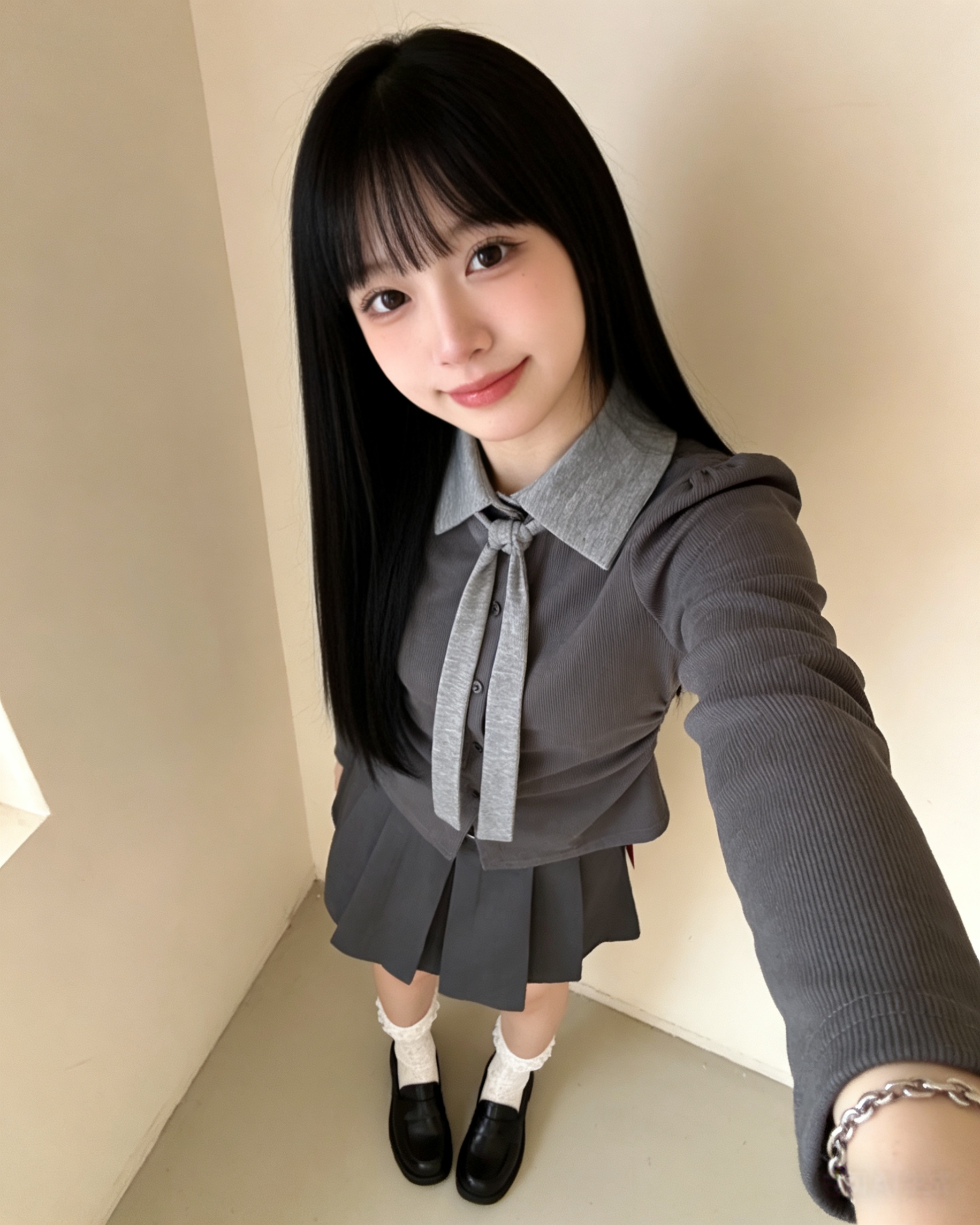 Alternative view of 602819 19625 西装百褶裙配腰带