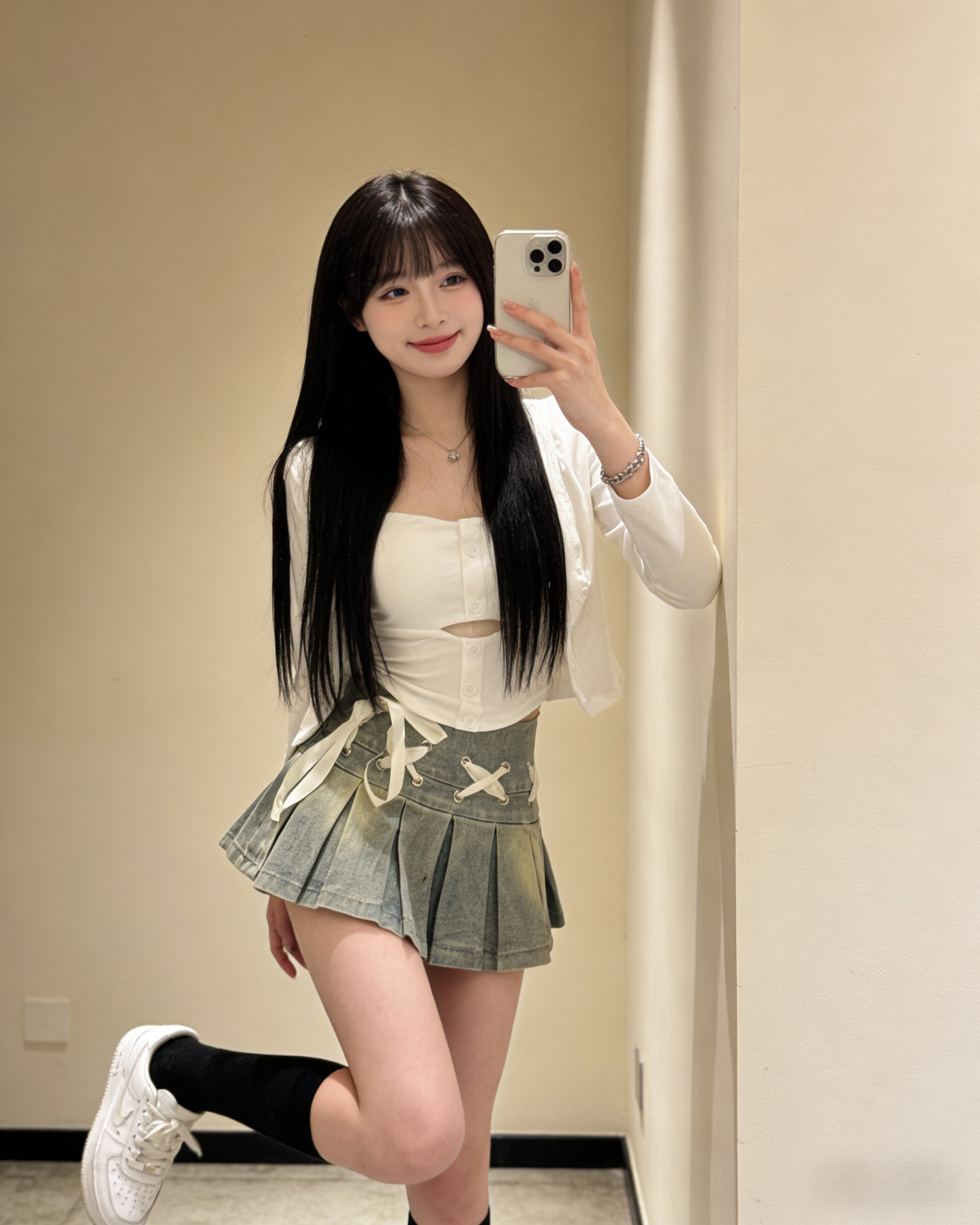 Alternative view of 1101344 6612#外套+抹胸套装上衣