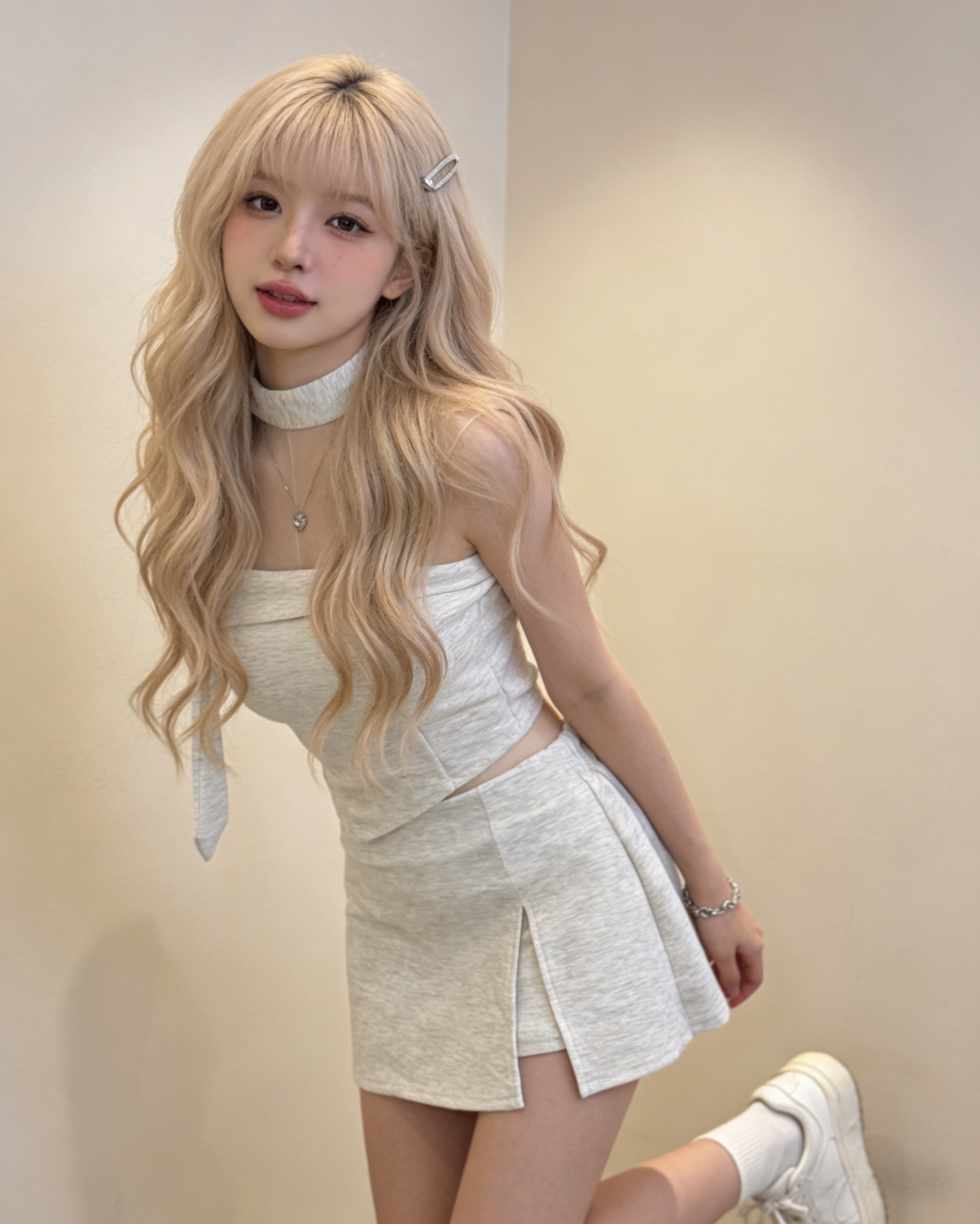 1101352 619抹胸 + 短裤套装