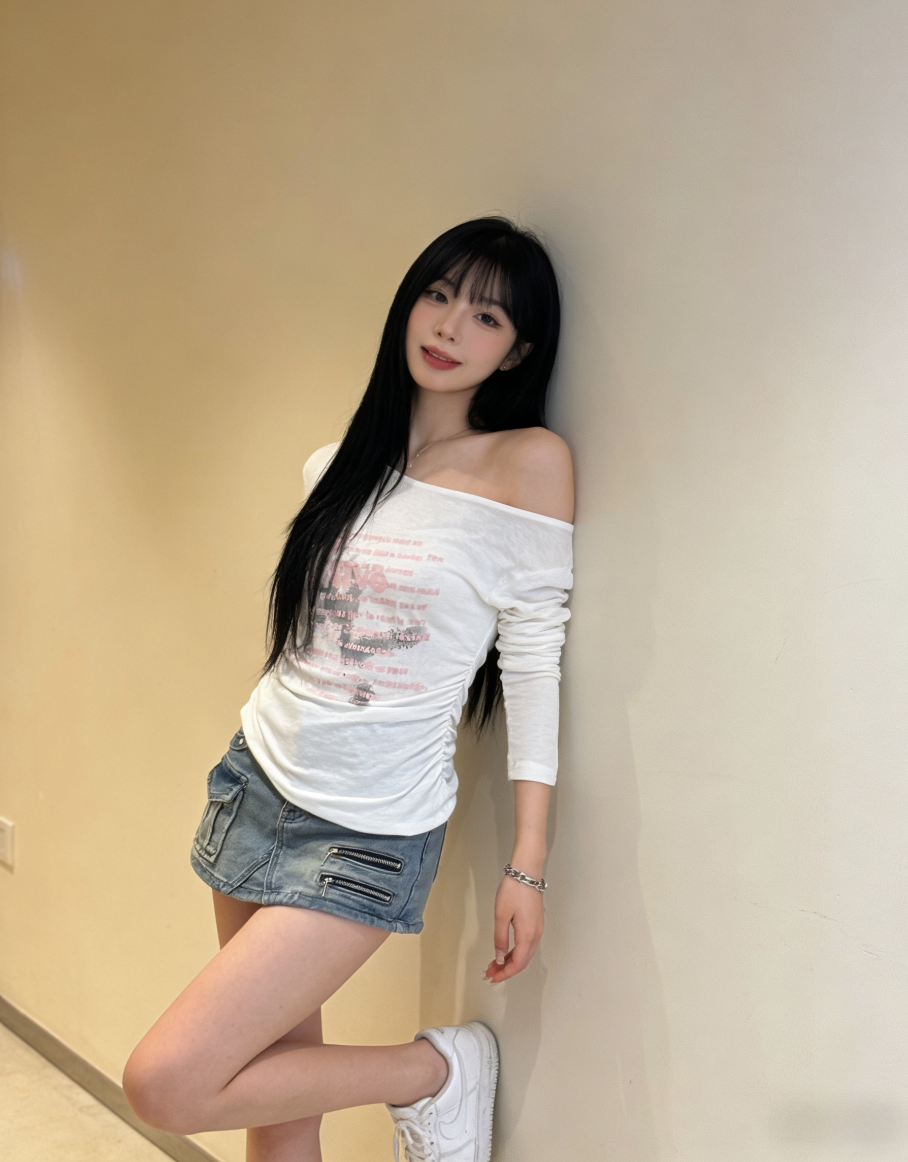 113135 60725 斜肩长袖