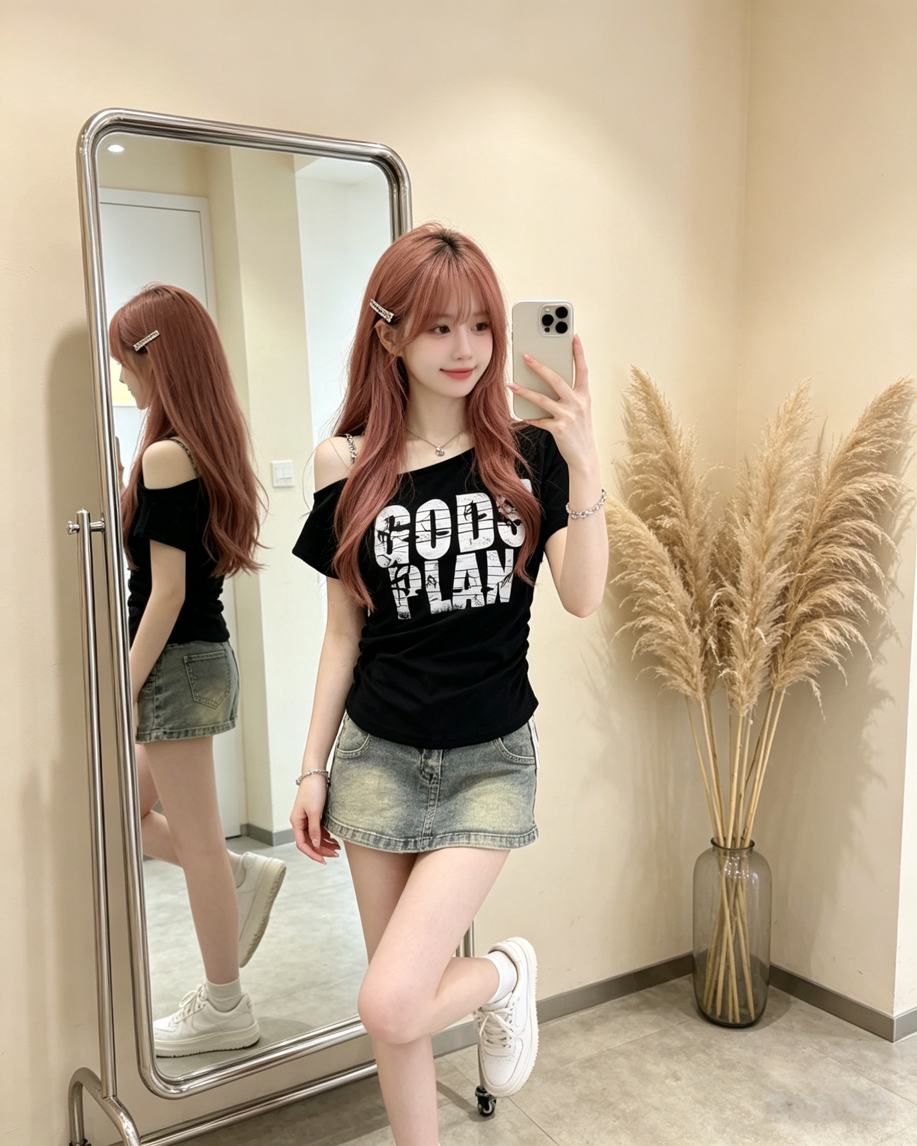 Alternative view of 501433 8622 牛仔裤裙