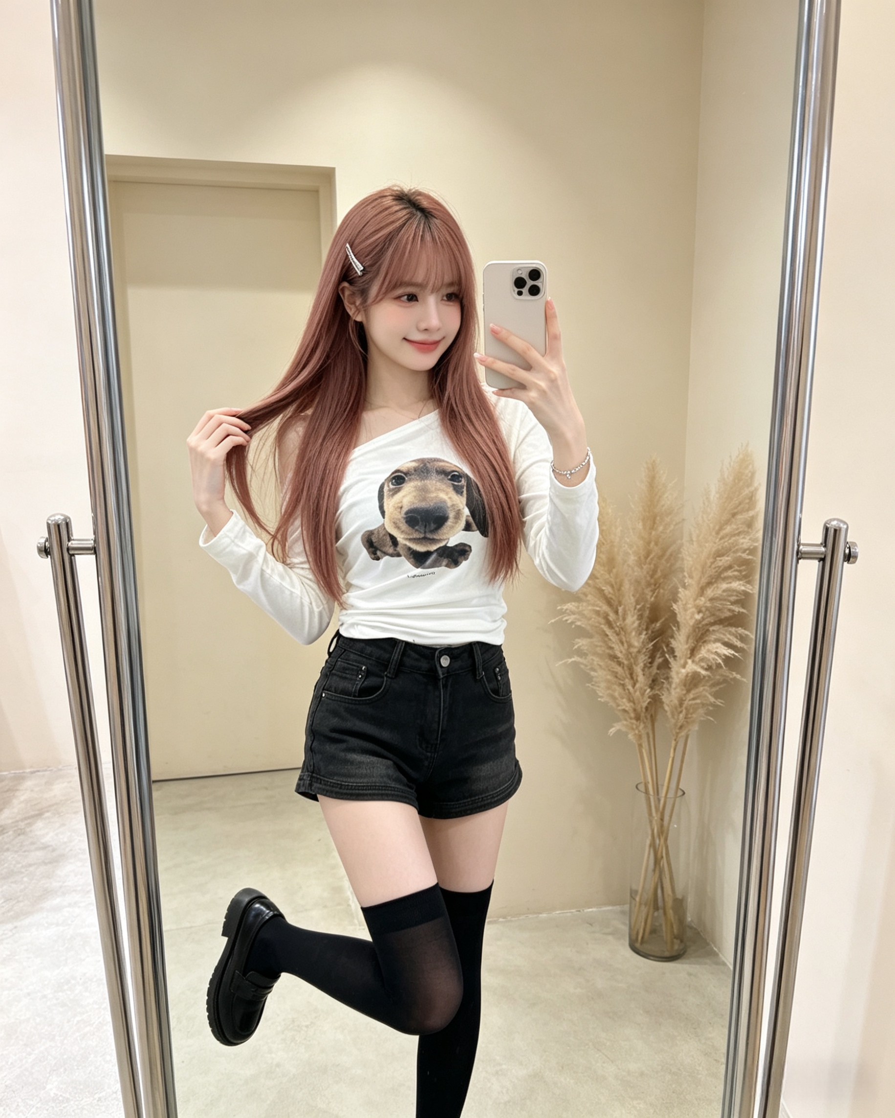 501447 HME5853 牛仔短裤