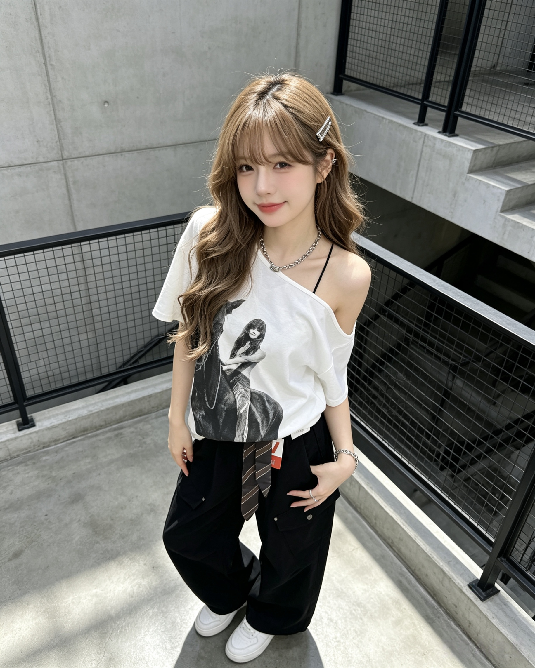 113401 5137 斜肩大tee