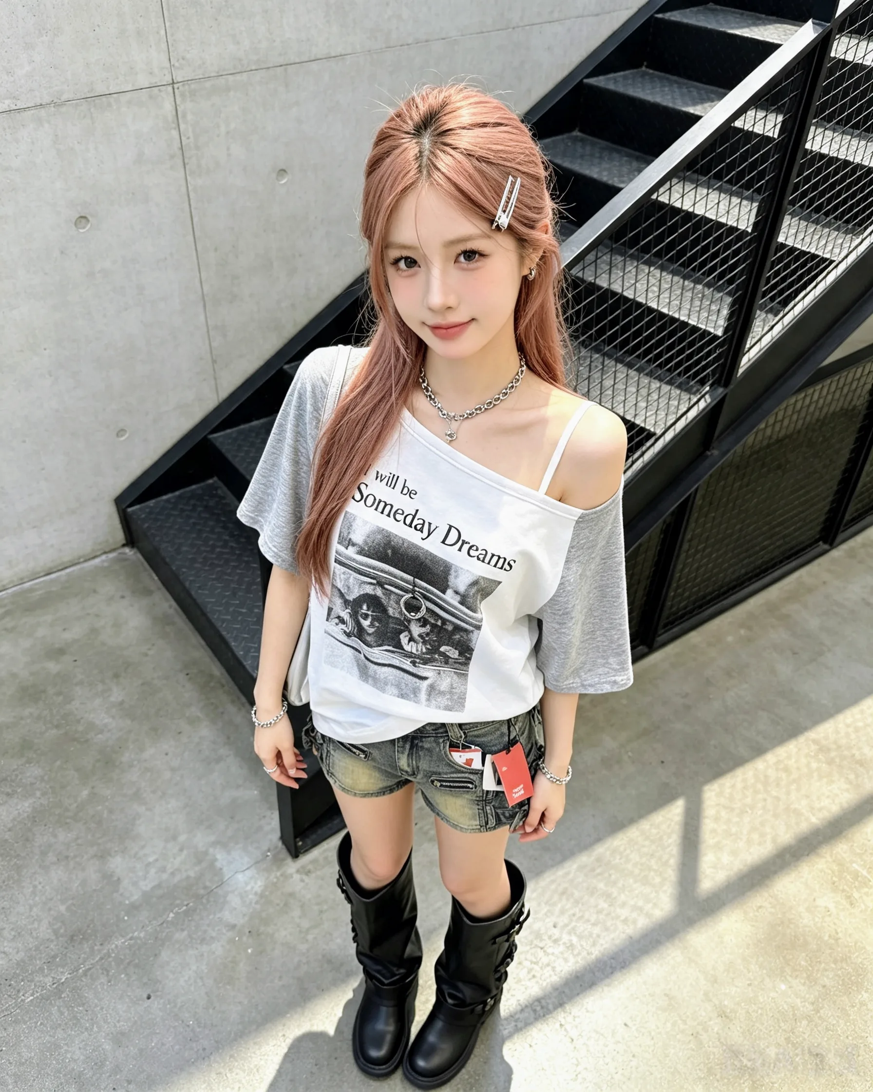 114021 1510大板TEE 灰色