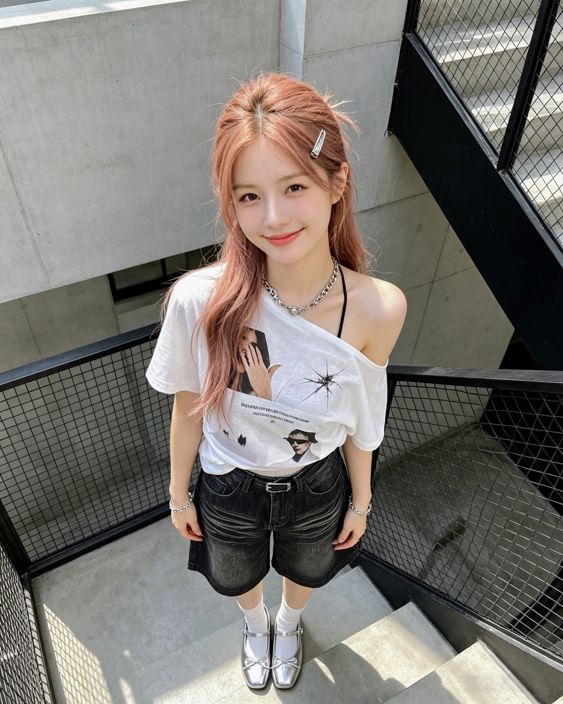 114266 8503斜肩TEE